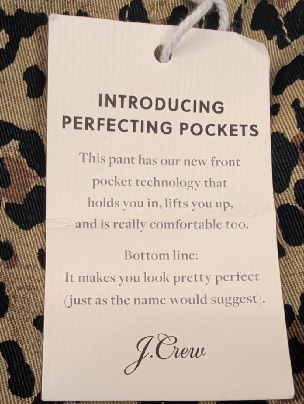 J.Crew Leopard Print Mid-Rise Straight Leg Jeans Size 24 | NWT - Picture 6 of 9